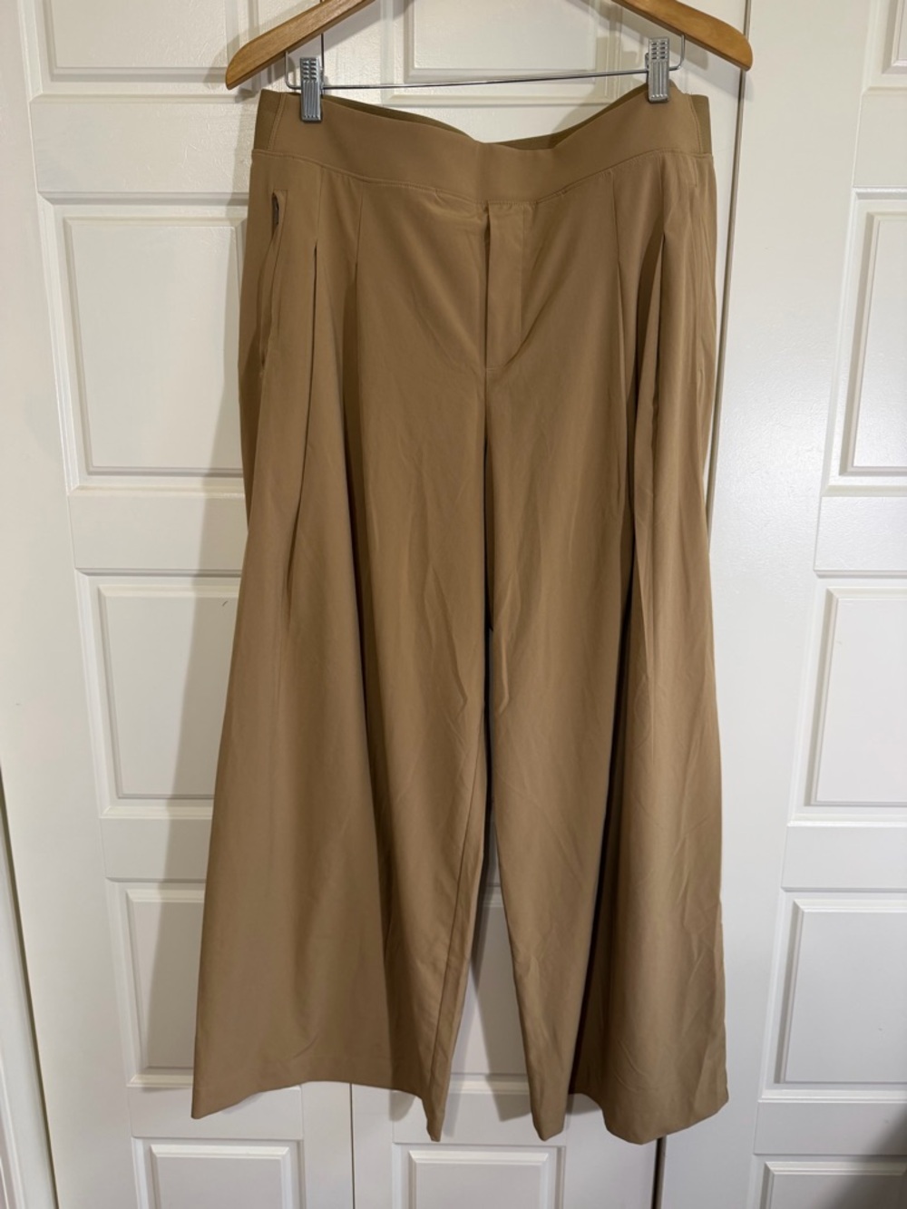 Athleta Camel Wide-Leg Pants